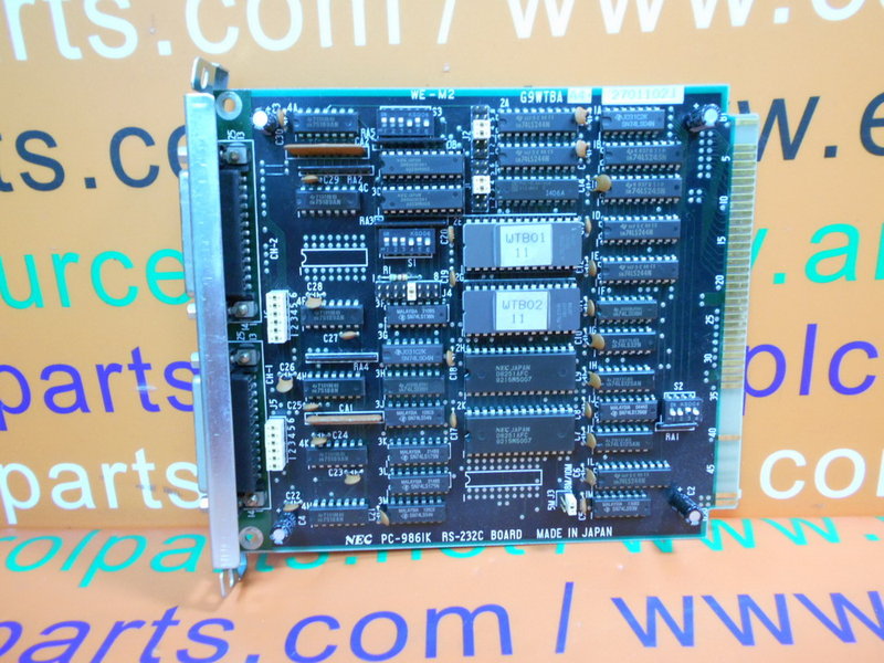 NEC PC-9861K RS-232C / G9WTBA - PLC DCS SERVO Control MOTOR POWER